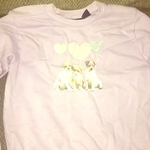 purple cotton sweatshirt